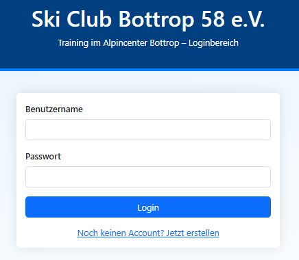 Login-Bereich